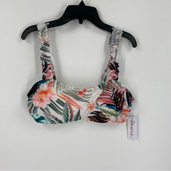 Raisins Floral Bikini Top size L - Picture 1 of 4